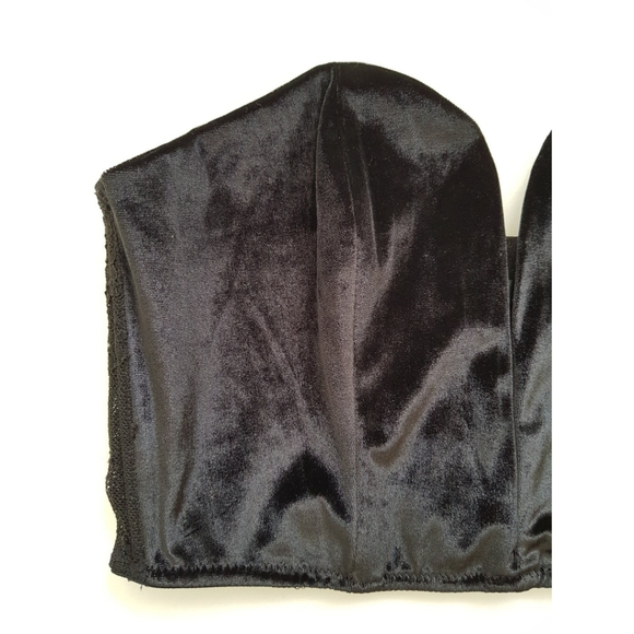 Victoria's Secret Velvet Strapless Bra Top - Picture 4 of 16